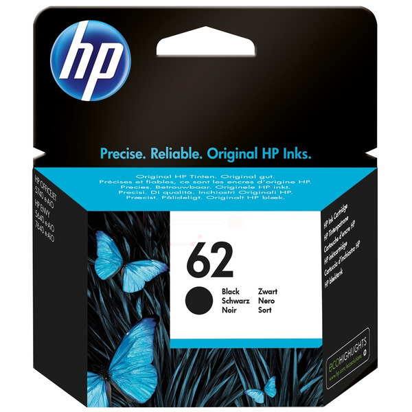 Original Druckerpatrone HP 62 (C2P04AE) schwarz
