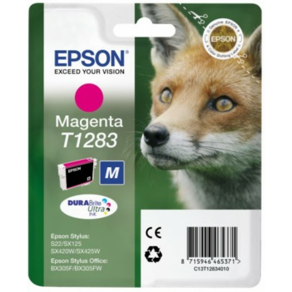 Original Tintenpatrone Epson T1283 (C13T12834012) magenta