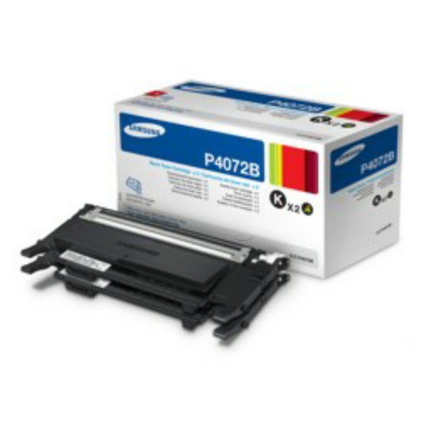 Original Toner Samsung CLT-P4072B schwarz doppelpack (SU381A)