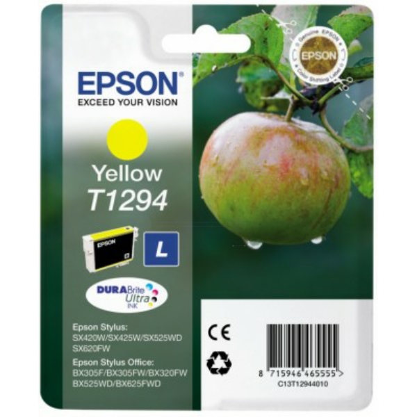 Original Tintenpatrone Epson T1294 (C13T12944012) gelb