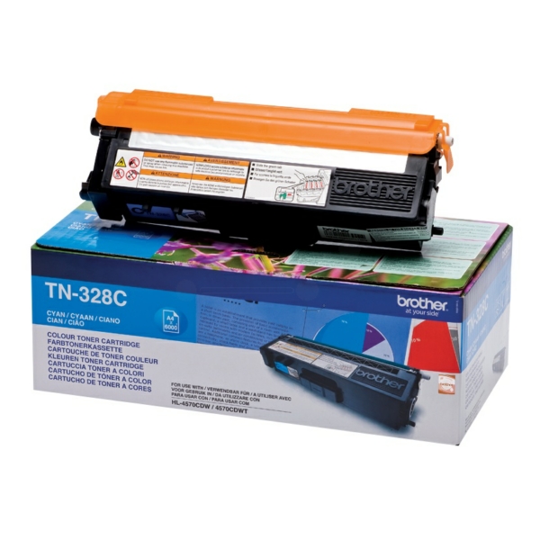 Original Toner Brother TN-328 cyan